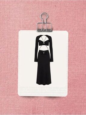 Chic Black Cutout Maxi Dress